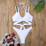 Load image into Gallery viewer, 2 piece bikini halter straps
