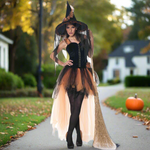 Load image into Gallery viewer, Female Vampire Witch Dress Halloween Costume
