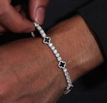 Load image into Gallery viewer, Lucky Clover Tennis bracelet
