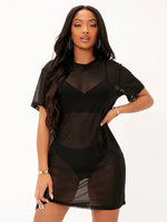 Load image into Gallery viewer, Mesh swimsuit Cover
